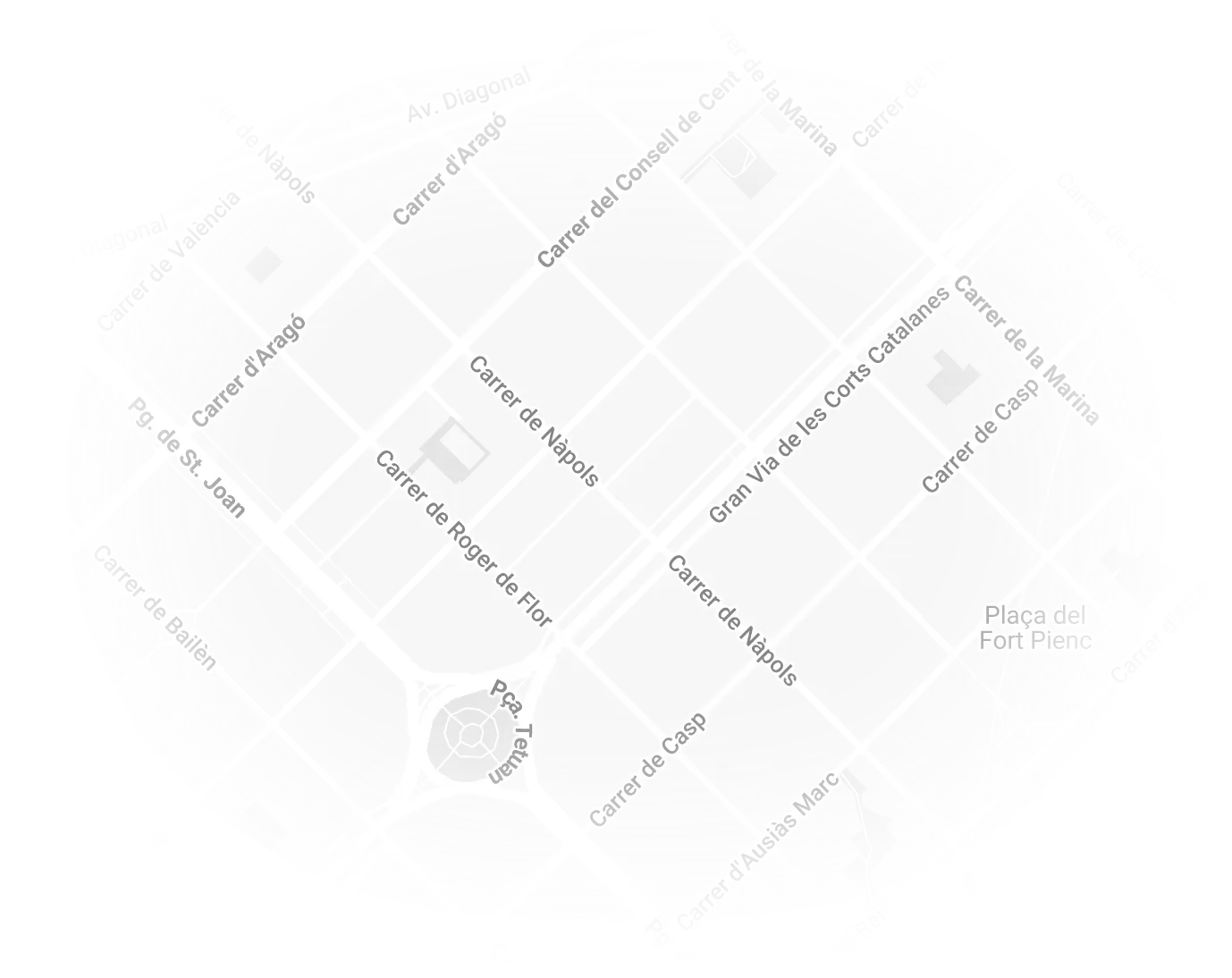 Mapa de la oficina de twenTIC en Barcelona